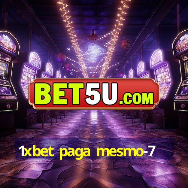 1xbet paga mesmo